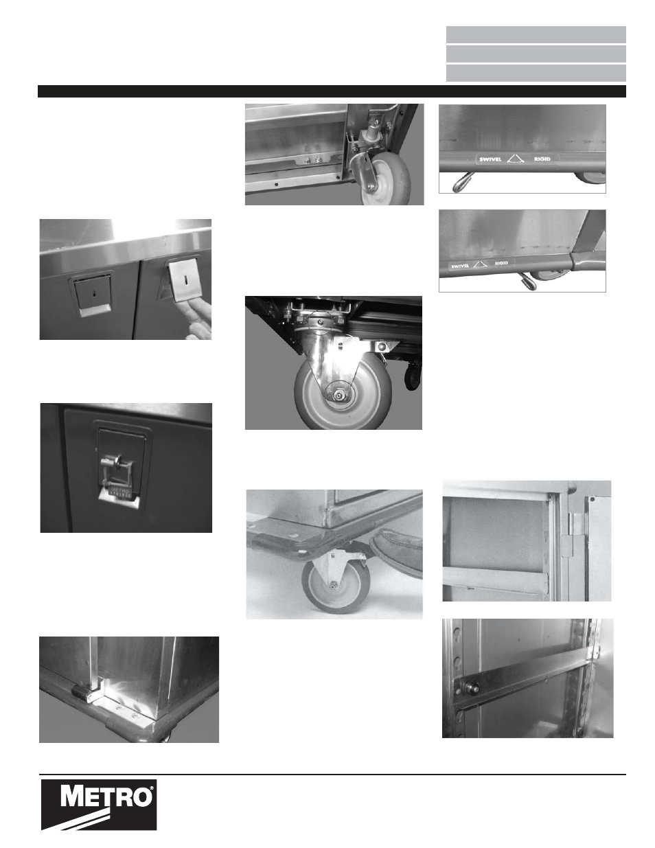 Metro Case Carts User Manual | 3 pages