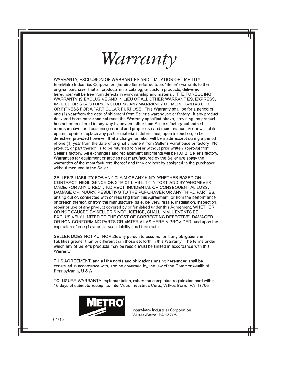 Metro MBQ Heated Banquet Cabinet User Manual | Page 14 / 16