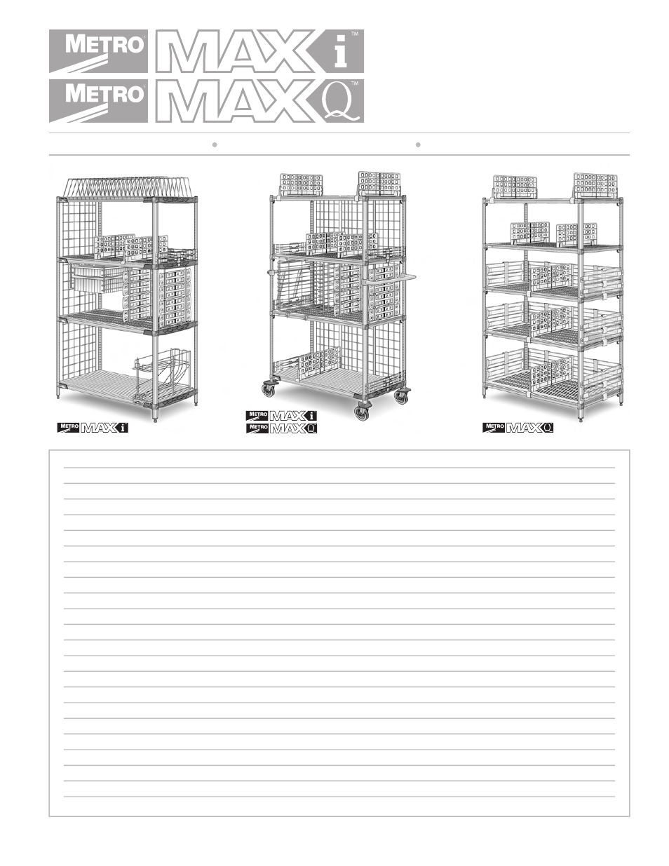 Metro MetroMax i / MetroMax Q User Manual | 12 pages