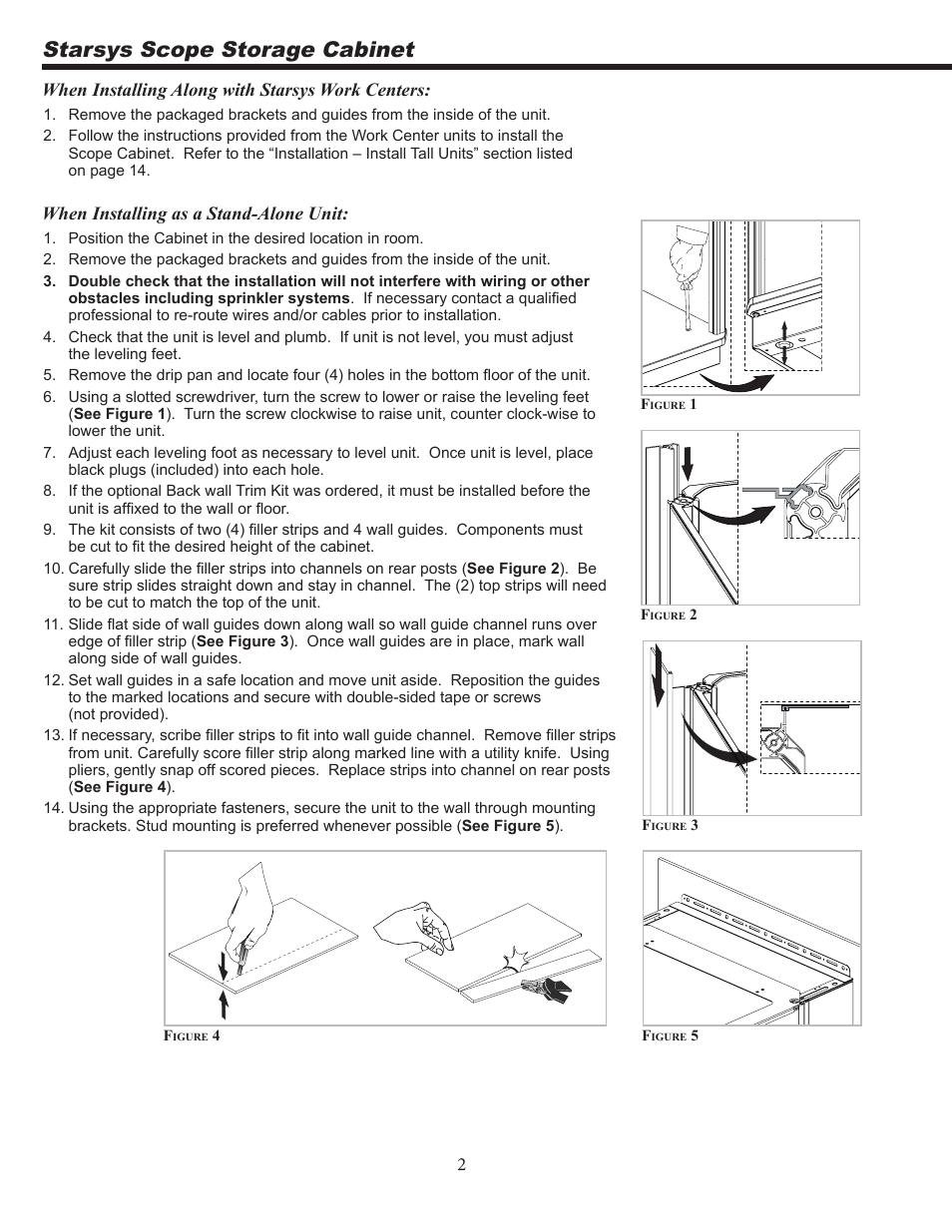 Starsys scope storage cabinet | Metro Starsys Scope Storage User Manual | Page 2 / 4