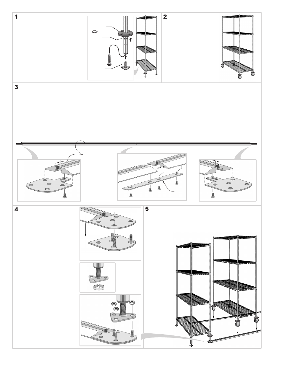 A. b. b. c. c | Metro qwikTRAK HD Storage System User Manual | Page 2 / 2
