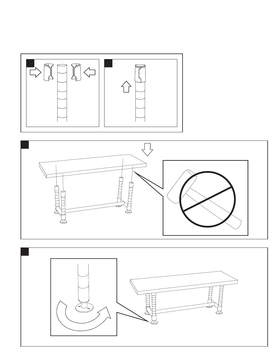 Metro Gowning Bench User Manual | Page 3 / 4
