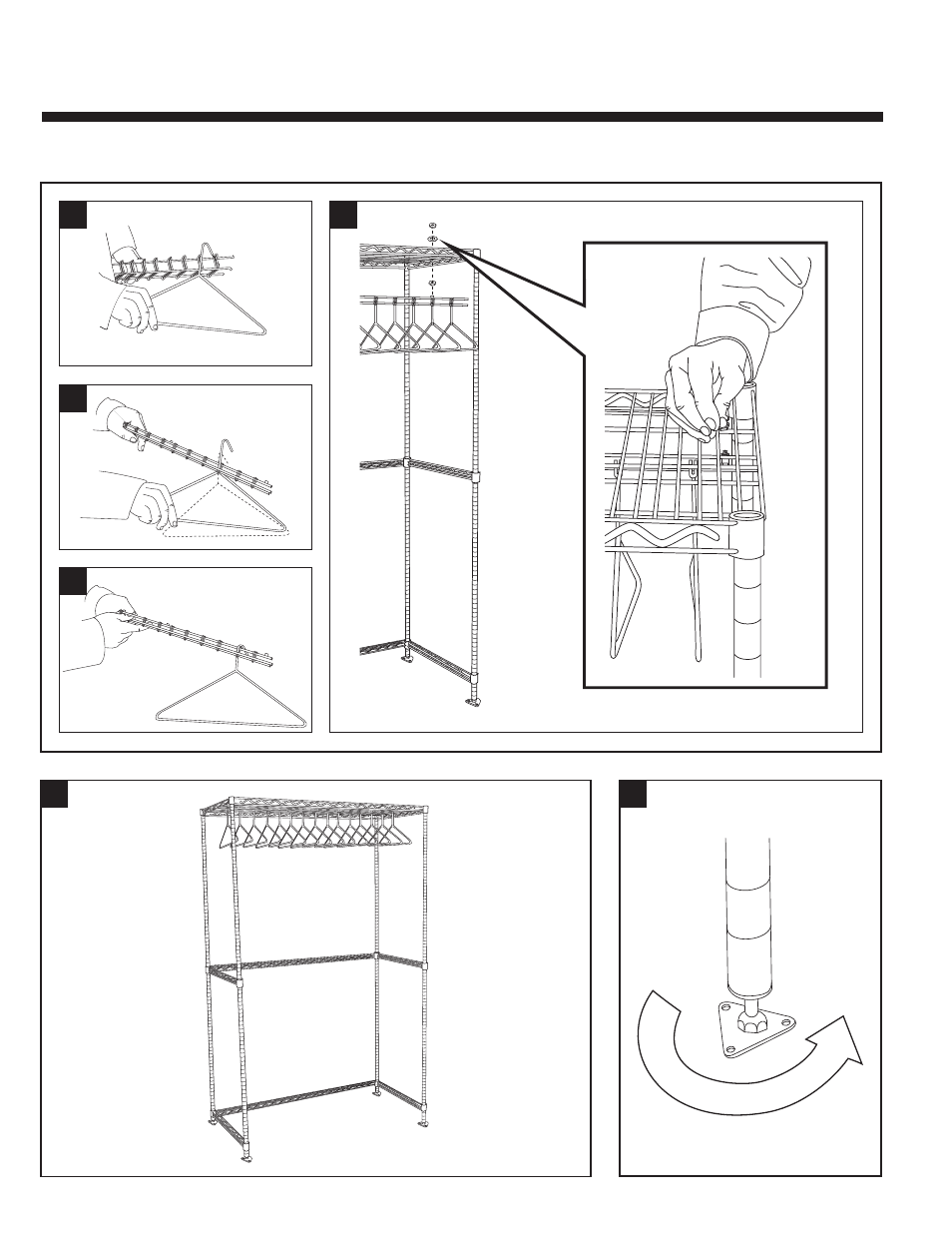 Metro Garment Rack User Manual | Page 4 / 6