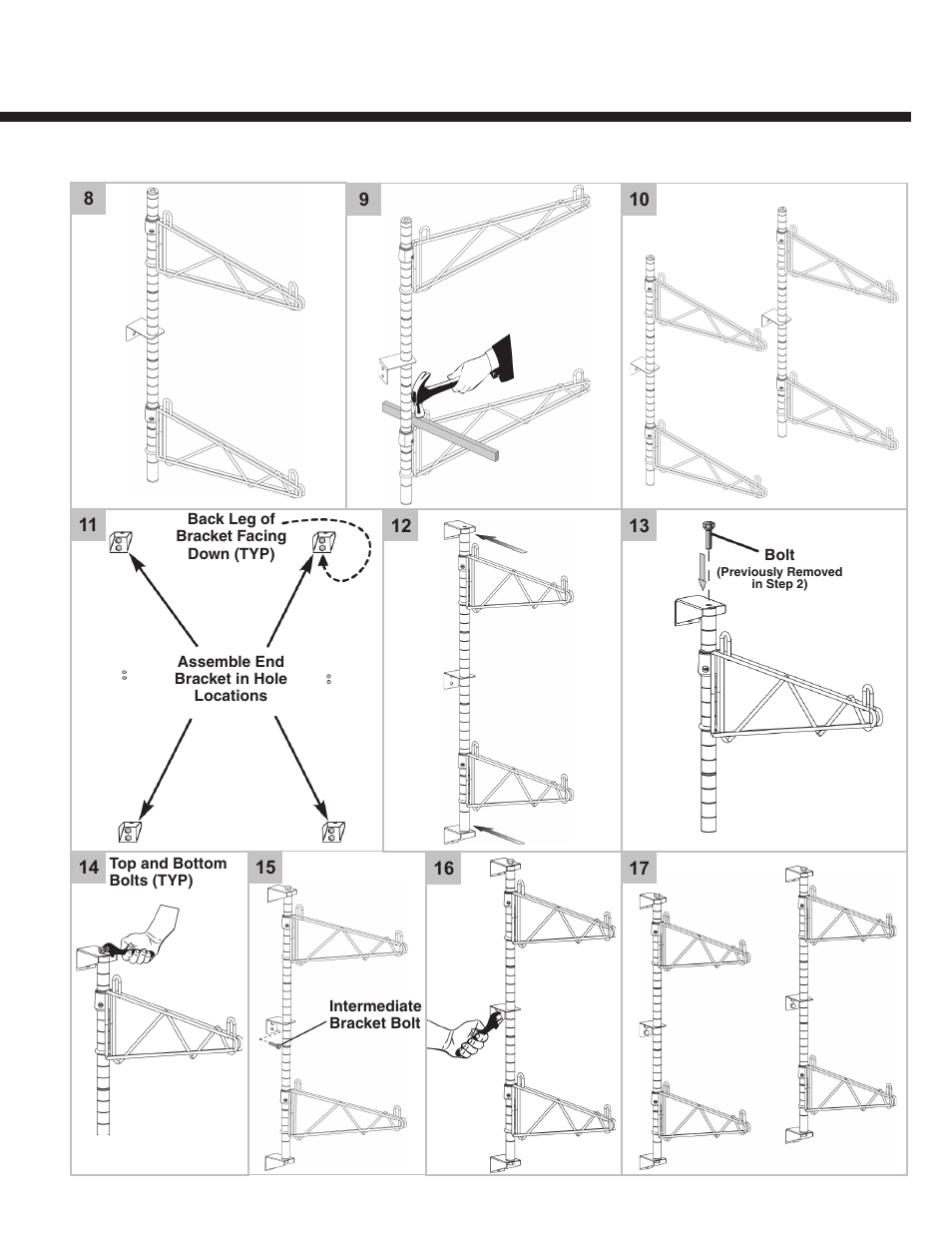 Metro Wall Mounts, SES, Post Type User Manual | Page 3 / 4