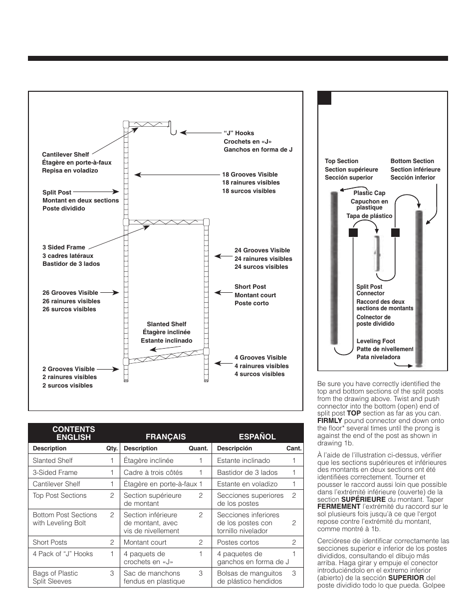 Metro Golf Equipment Caddy User Manual | Page 2 / 4