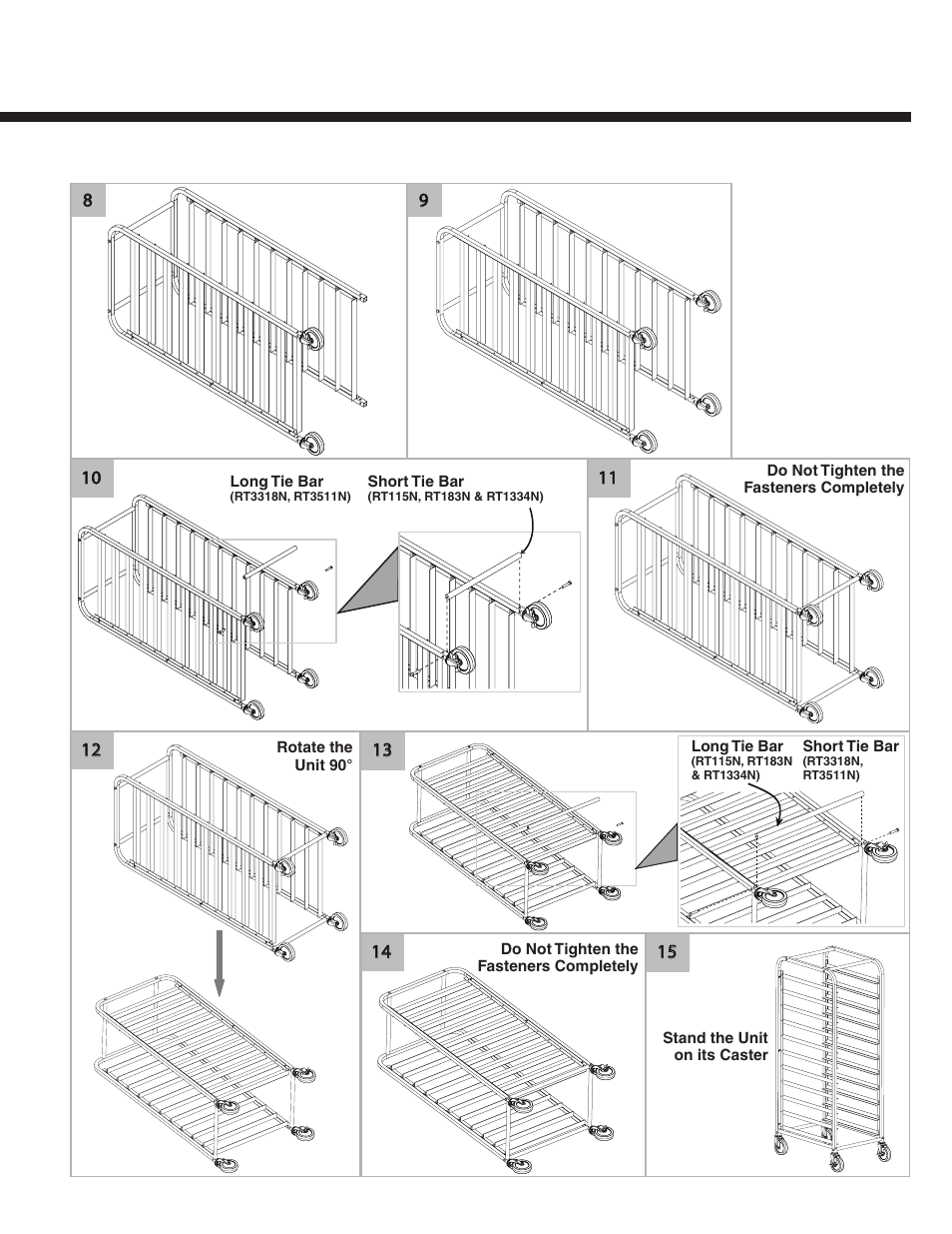 Metro Knock Down Racks, Single Section User Manual | Page 3 / 4
