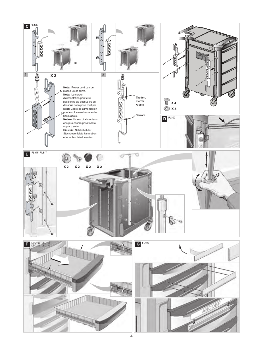 Metro Lifeline Carts User Manual | Page 4 / 8