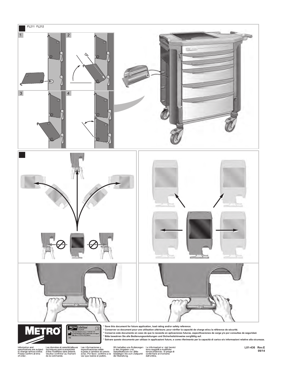 Metro Lifeline Carts User Manual | Page 8 / 8