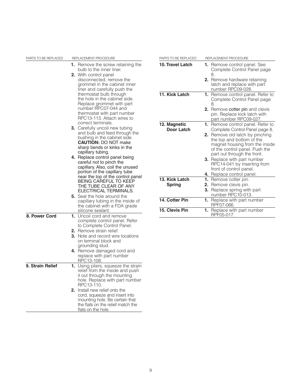 Metro TC90S/B Insulated Cabinet User Manual | Page 10 / 18