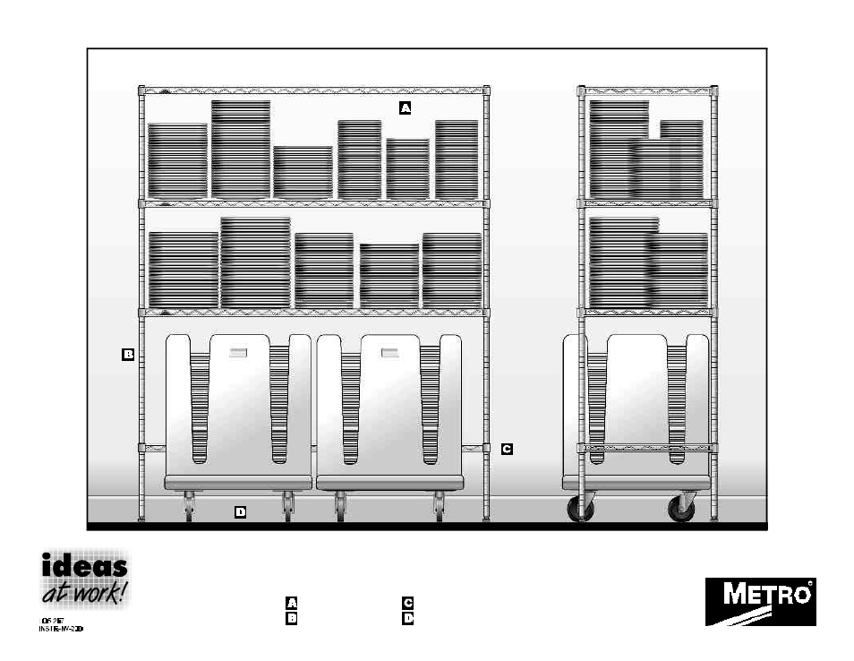Metro Dish Storage User Manual | 1 page