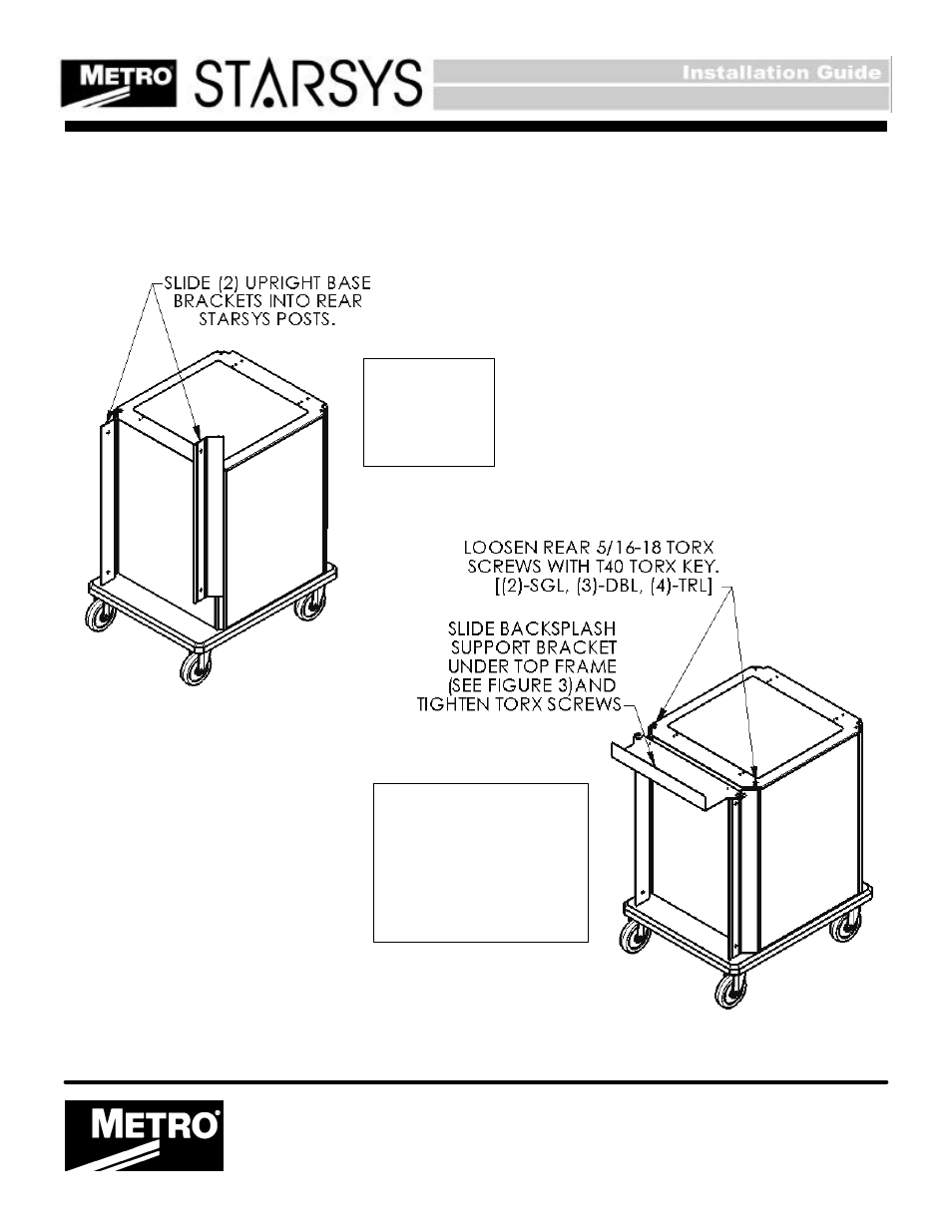 Metro Starsys Countertops, Uprights, Overhead CABINETS AND CANTILEVERED SHELVING User Manual | 8 pages