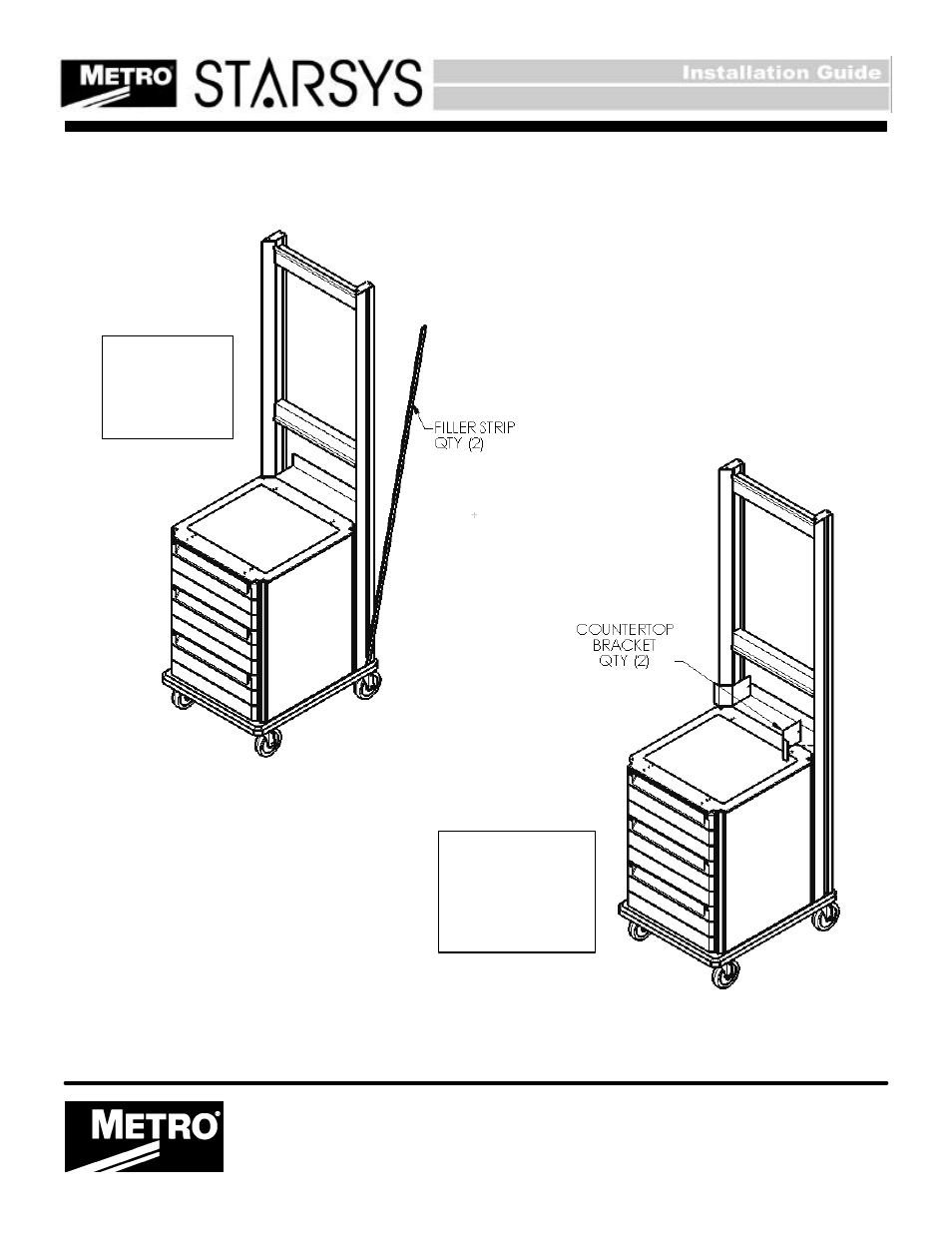 Metro Starsys Countertops, Uprights, Overhead CABINETS AND CANTILEVERED SHELVING User Manual | Page 5 / 8