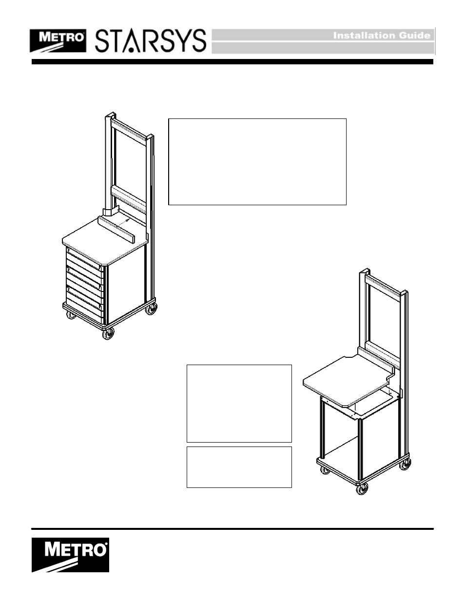 Metro Starsys Countertops, Uprights, Overhead CABINETS AND CANTILEVERED SHELVING User Manual | Page 6 / 8