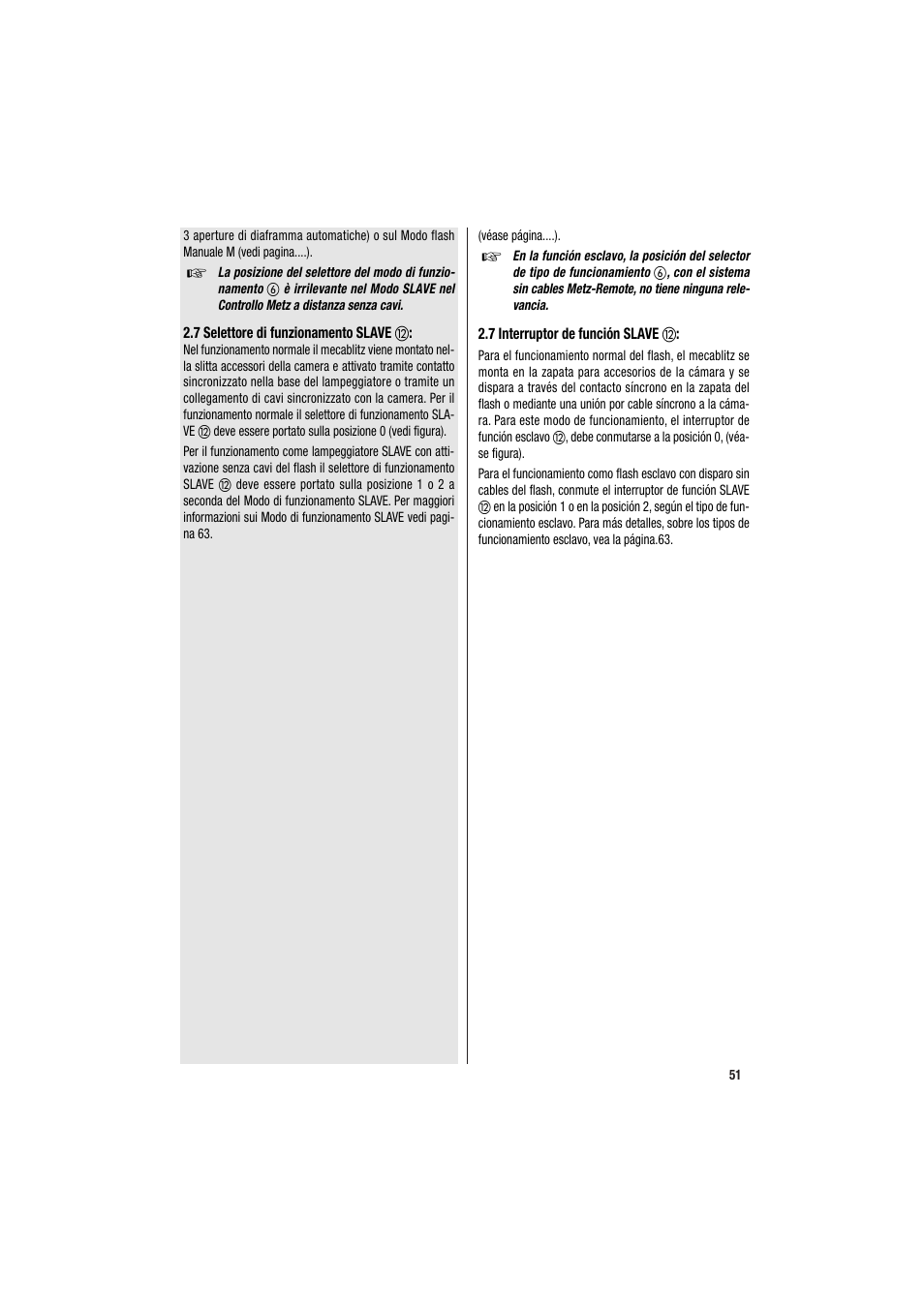 Metz MECABLITZ 34 CS-2 digital User Manual | Page 51 / 80