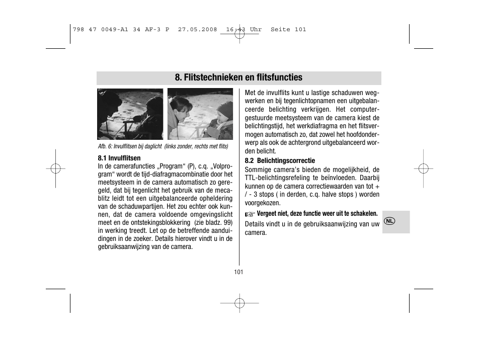 Metz MECABLITZ 34 AF-3 Pentax User Manual | Page 101 / 108
