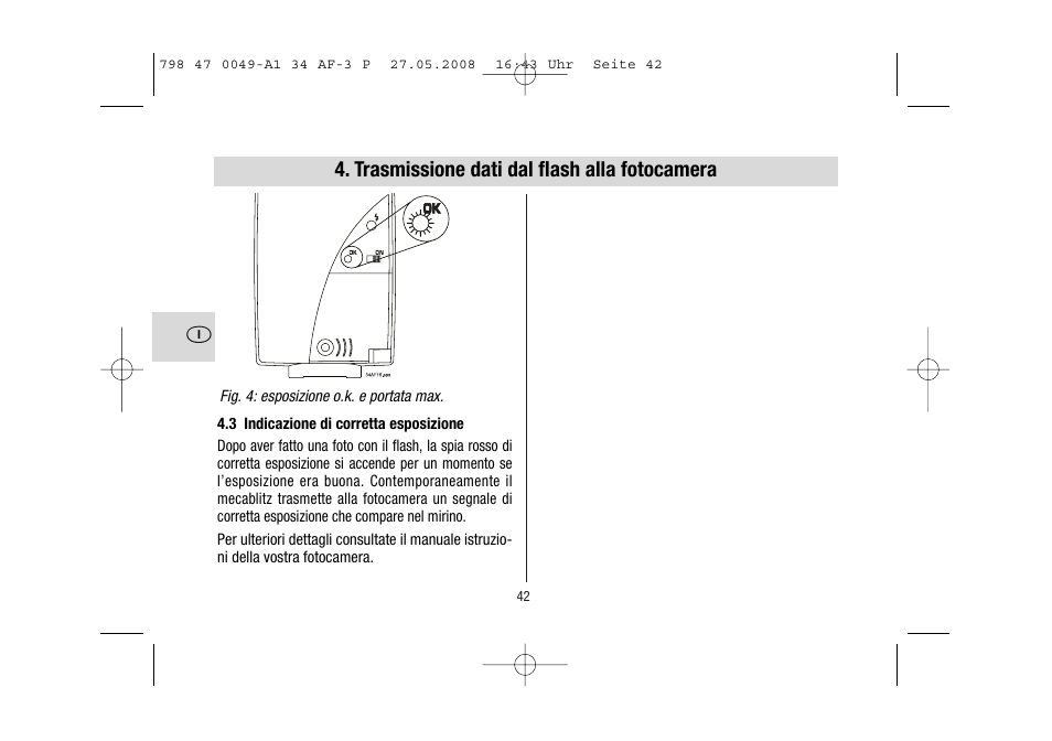 Metz MECABLITZ 34 AF-3 Pentax User Manual | Page 42 / 108