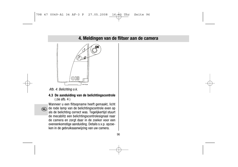 Metz MECABLITZ 34 AF-3 Pentax User Manual | Page 96 / 108