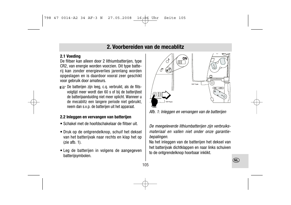 Metz MECABLITZ 34 AF-3 Nikon User Manual | Page 105 / 128