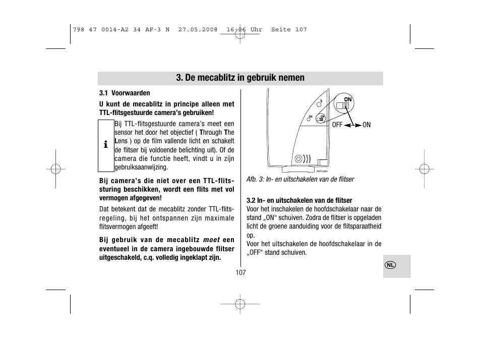 Metz MECABLITZ 34 AF-3 Nikon User Manual | Page 107 / 128