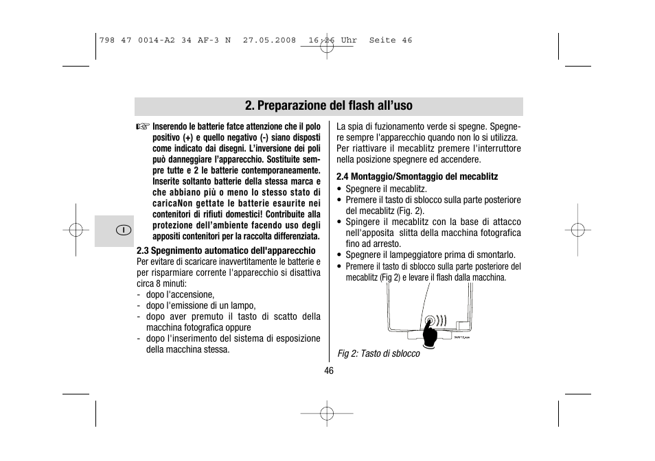 Metz MECABLITZ 34 AF-3 Nikon User Manual | Page 46 / 128