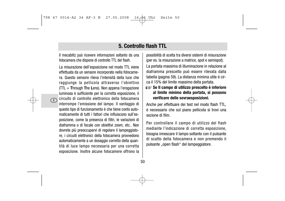 Metz MECABLITZ 34 AF-3 Nikon User Manual | Page 50 / 128