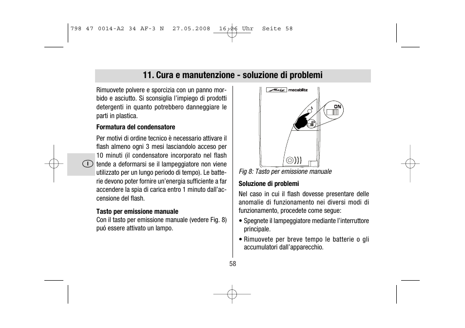 Metz MECABLITZ 34 AF-3 Nikon User Manual | Page 58 / 128