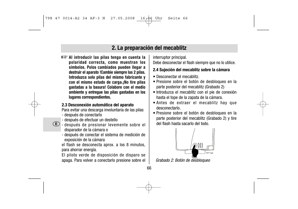 Metz MECABLITZ 34 AF-3 Nikon User Manual | Page 66 / 128