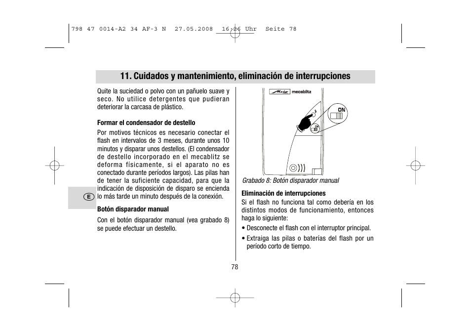 Metz MECABLITZ 34 AF-3 Nikon User Manual | Page 78 / 128