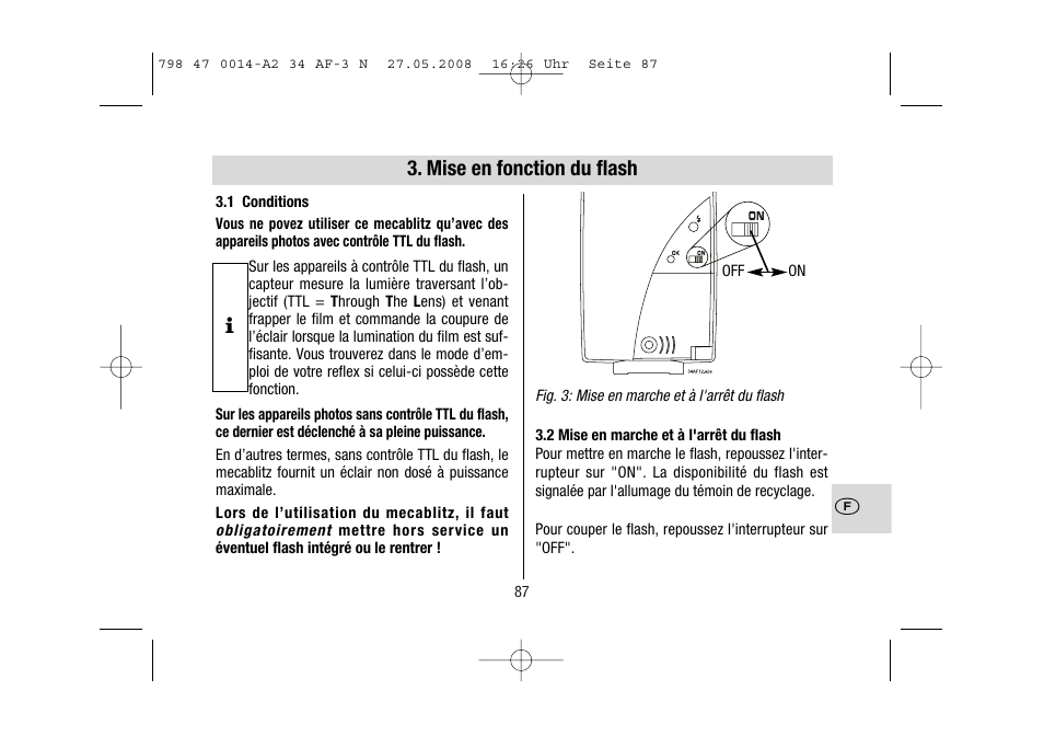 Metz MECABLITZ 34 AF-3 Nikon User Manual | Page 87 / 128