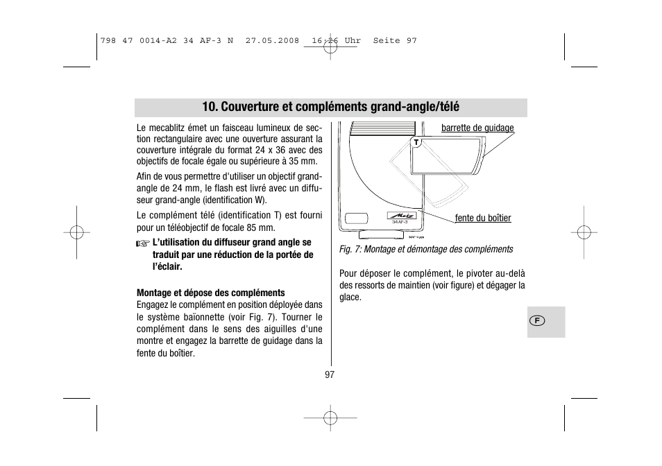 Metz MECABLITZ 34 AF-3 Nikon User Manual | Page 97 / 128