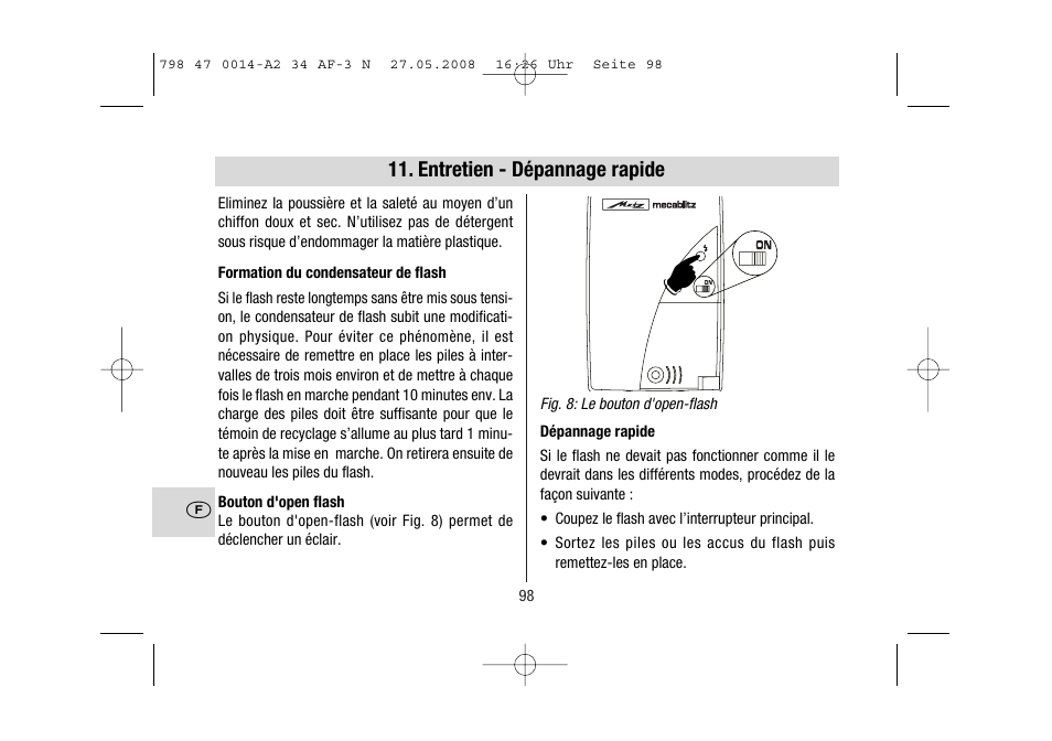 Metz MECABLITZ 34 AF-3 Nikon User Manual | Page 98 / 128