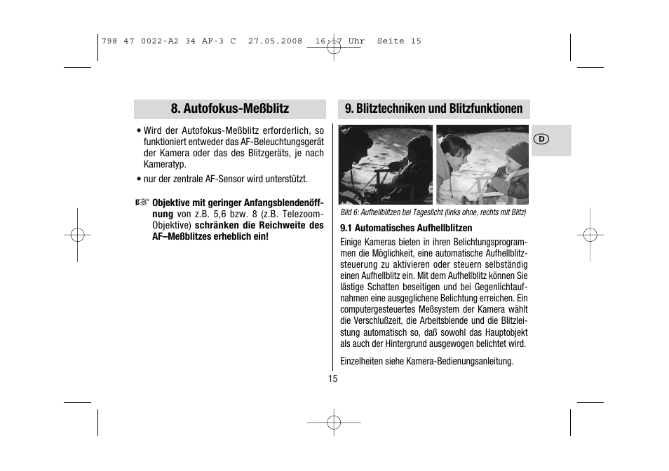 Metz MECABLITZ 34 AF-3 Canon User Manual | Page 15 / 112
