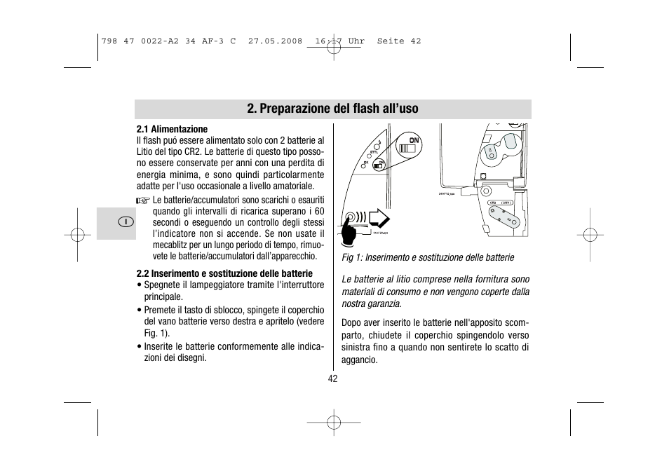 Metz MECABLITZ 34 AF-3 Canon User Manual | Page 42 / 112