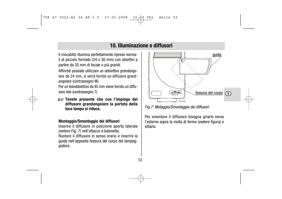 Metz MECABLITZ 34 AF-3 Canon User Manual | Page 53 / 112