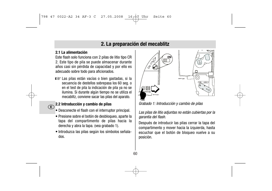 Metz MECABLITZ 34 AF-3 Canon User Manual | Page 60 / 112