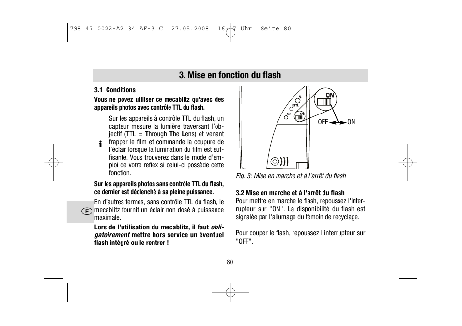 Metz MECABLITZ 34 AF-3 Canon User Manual | Page 80 / 112