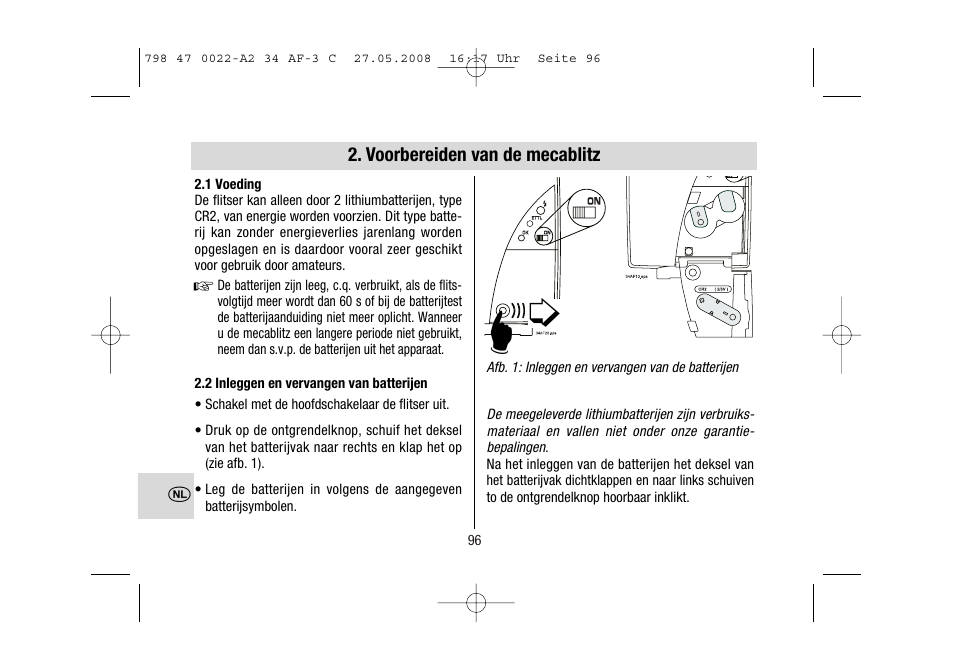 Metz MECABLITZ 34 AF-3 Canon User Manual | Page 96 / 112