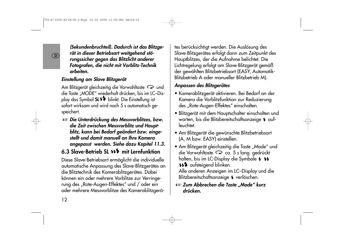 Metz MECABLITZ 28 CS-2 digital User Manual | Page 12 / 176