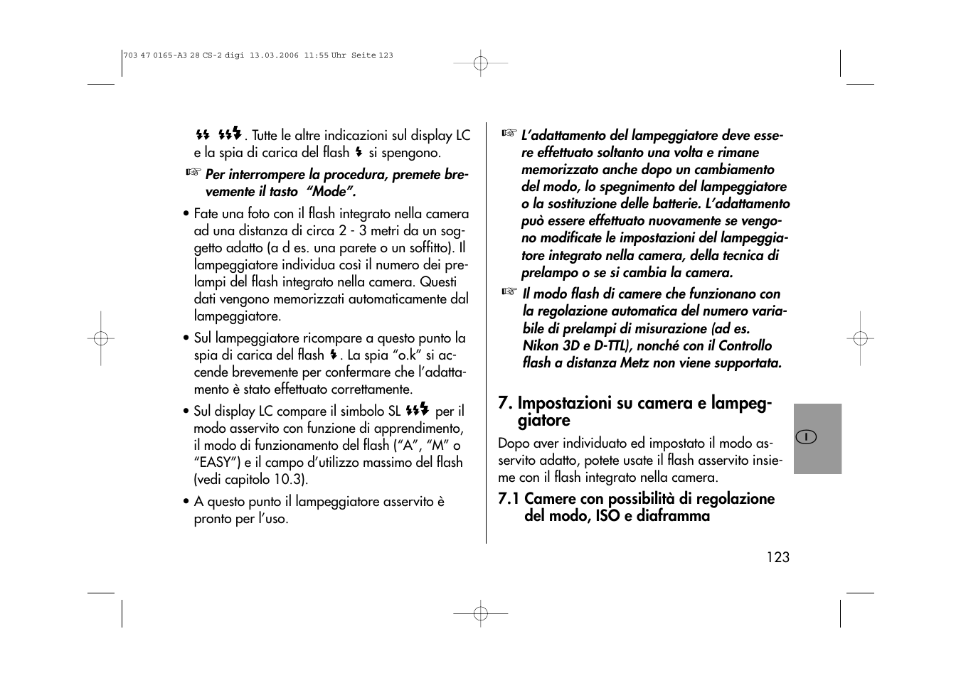 Metz MECABLITZ 28 CS-2 digital User Manual | Page 123 / 176