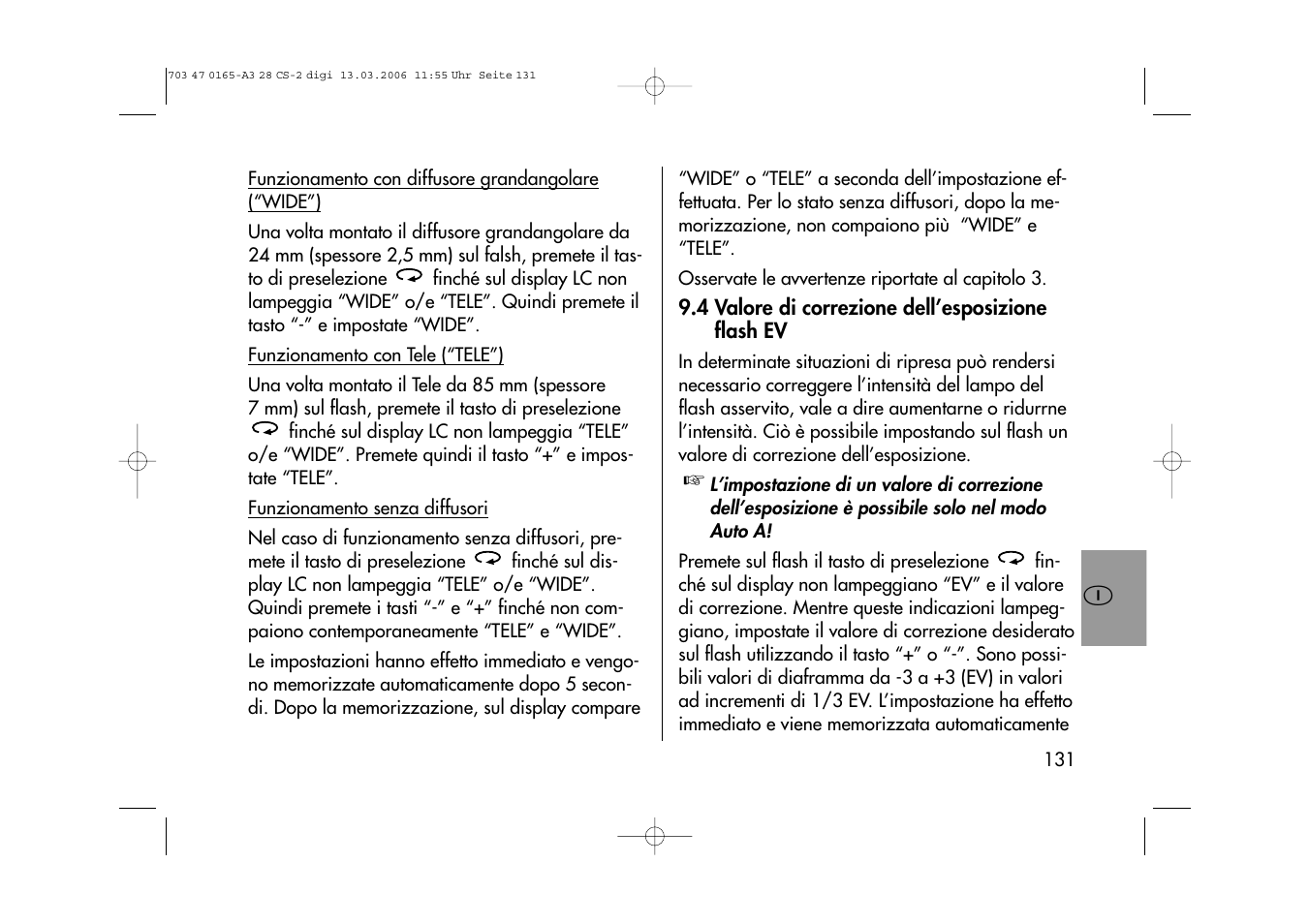 Metz MECABLITZ 28 CS-2 digital User Manual | Page 131 / 176