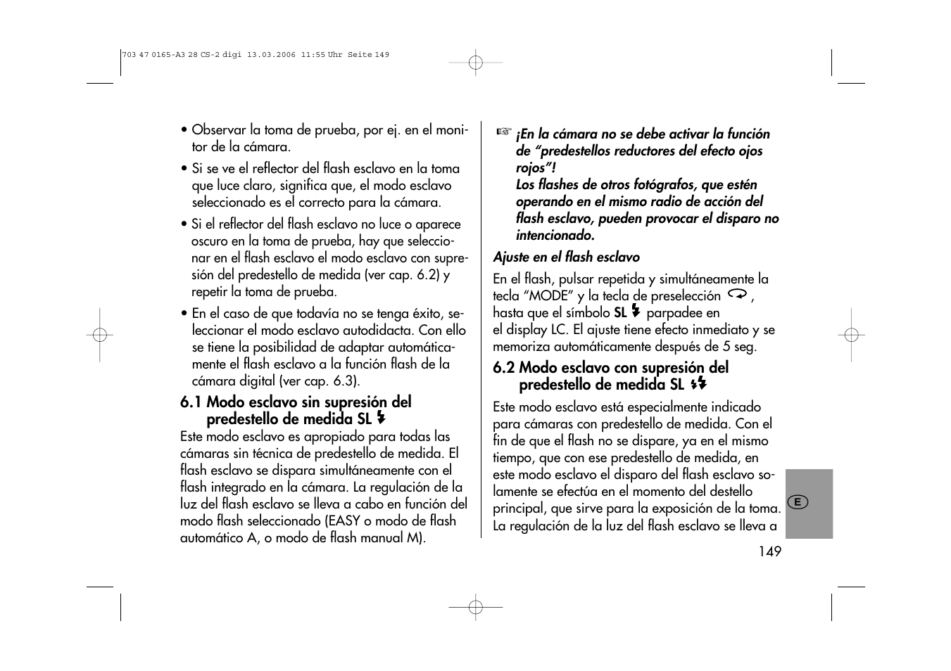 Metz MECABLITZ 28 CS-2 digital User Manual | Page 149 / 176