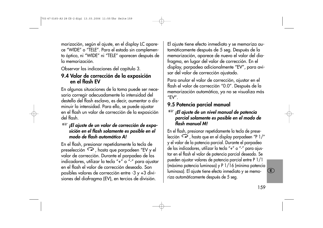 Metz MECABLITZ 28 CS-2 digital User Manual | Page 159 / 176