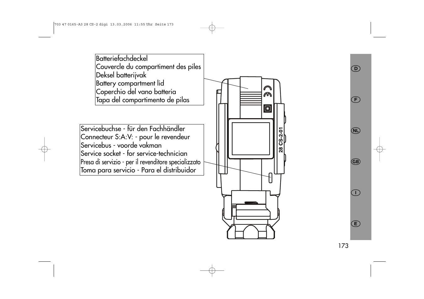 Metz MECABLITZ 28 CS-2 digital User Manual | Page 173 / 176