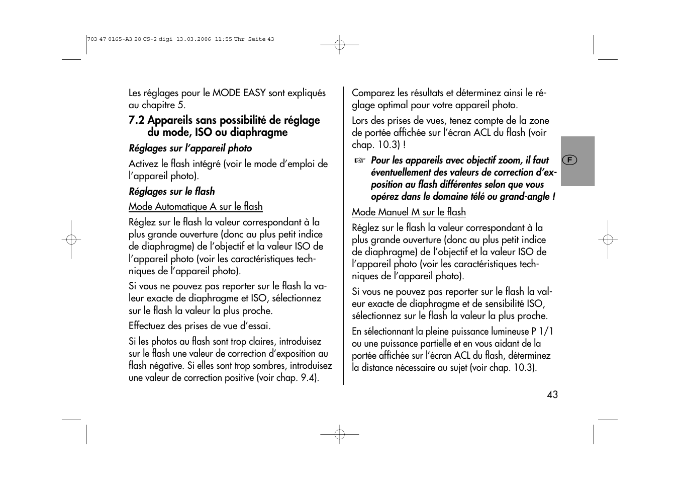 Metz MECABLITZ 28 CS-2 digital User Manual | Page 43 / 176