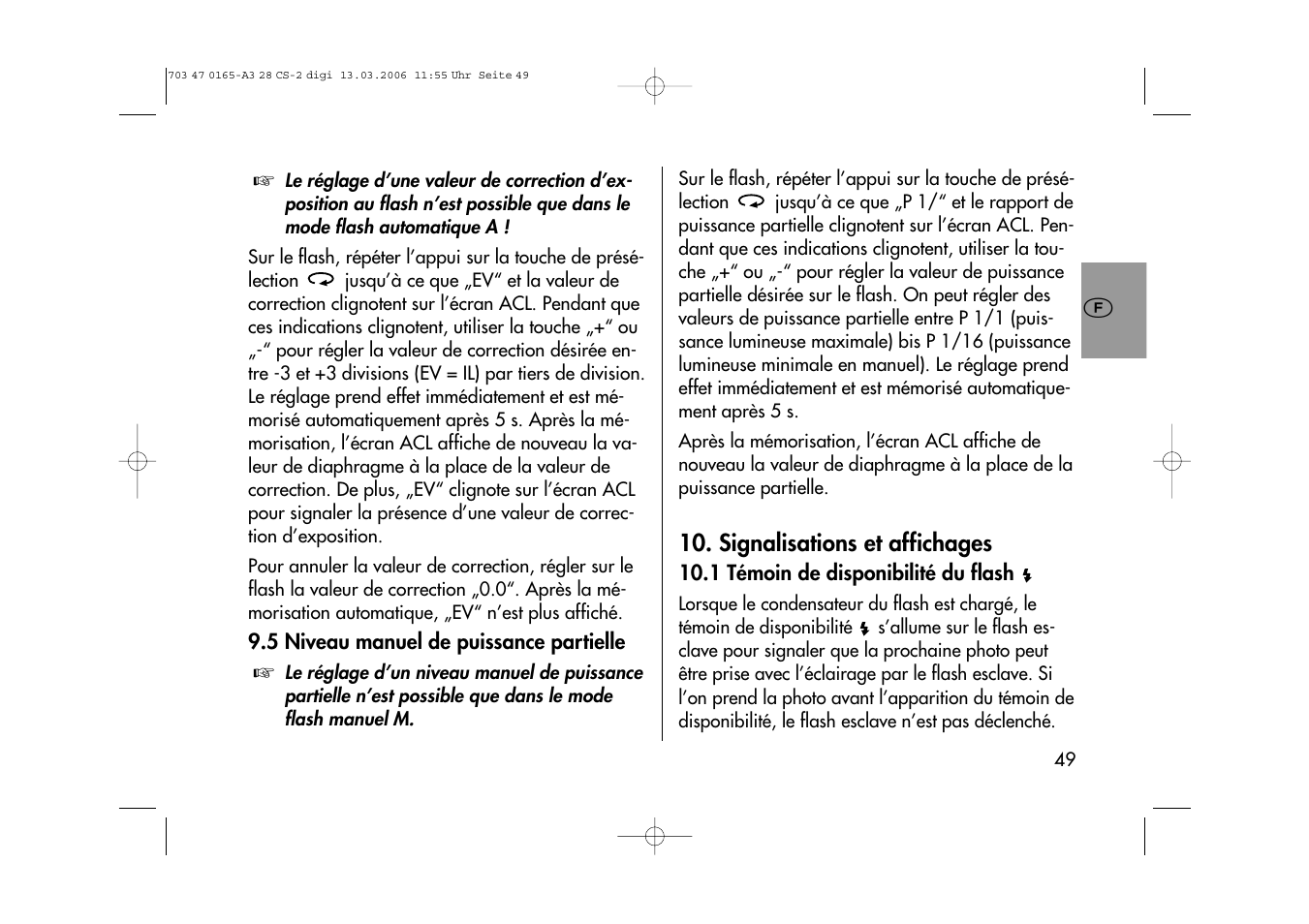 Metz MECABLITZ 28 CS-2 digital User Manual | Page 49 / 176