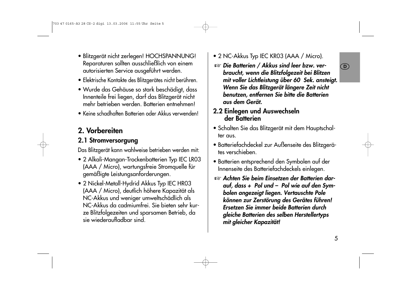 Metz MECABLITZ 28 CS-2 digital User Manual | Page 5 / 176