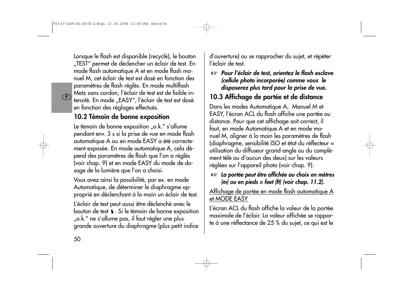 Metz MECABLITZ 28 CS-2 digital User Manual | Page 50 / 176