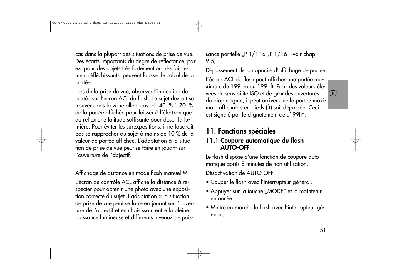 Metz MECABLITZ 28 CS-2 digital User Manual | Page 51 / 176