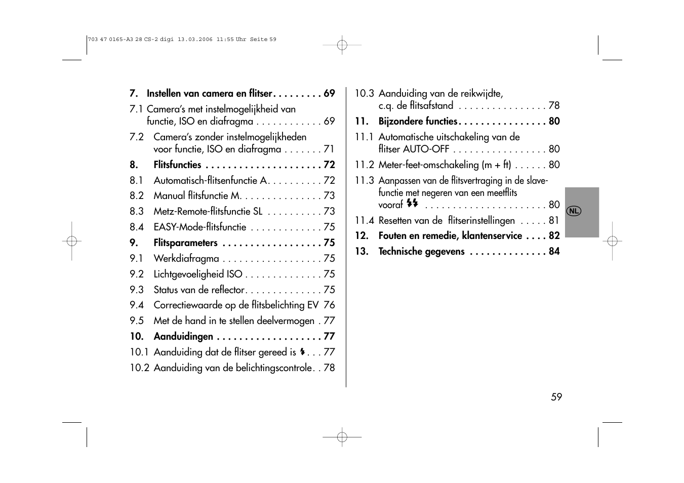 Metz MECABLITZ 28 CS-2 digital User Manual | Page 59 / 176
