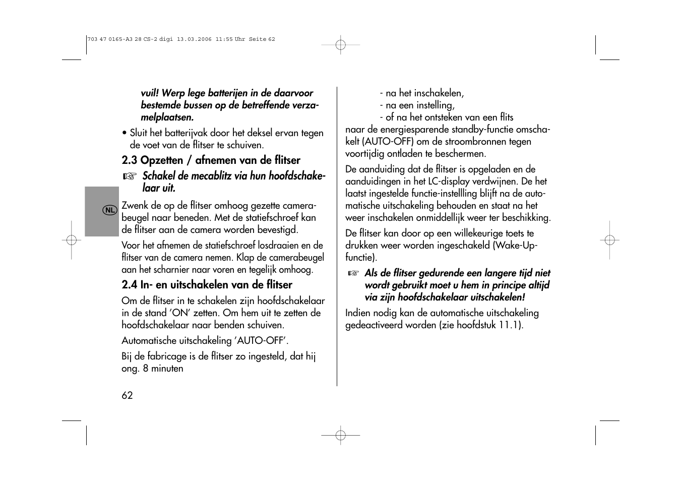 Metz MECABLITZ 28 CS-2 digital User Manual | Page 62 / 176